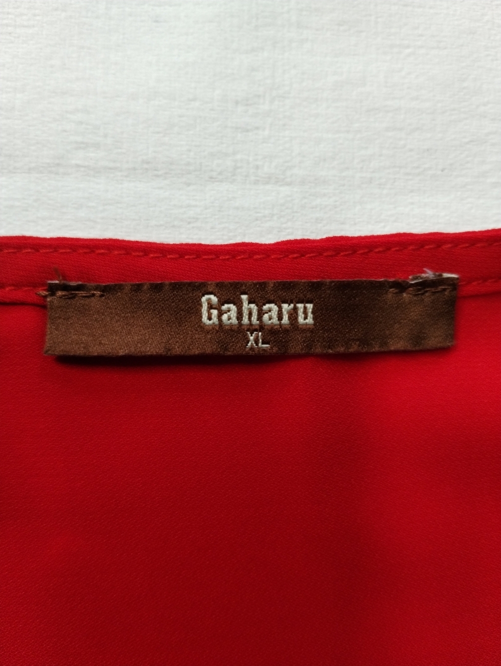 Red Sleeveless Ruffle-Front Camisole - Picture 7 of 8